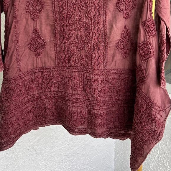 NWT Anthropology by Kyla Seo Blouse Pink Oversized - Picture 15 of 15